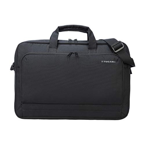 Tucano Star - Laptoptasche 15,6" kompatibel mit MacBook Pro 16", mit Schultergurt, Kofferbefestigung, für Arbeit Büro Universität Reisen