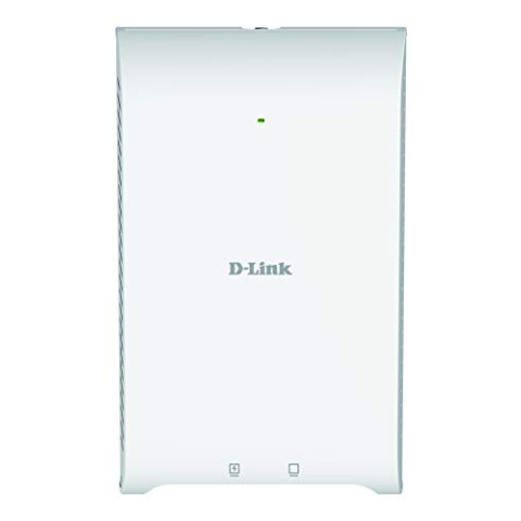 D-Link DAP-2622 Nuclias Connect Wireless AC1200 Wave 2 In-Wall PoE Access Point (Indoor, Wandplatte, MU-MIMO, Multiple Operation Modes, Gigabit, PoE Out, Simple Centralised Management)