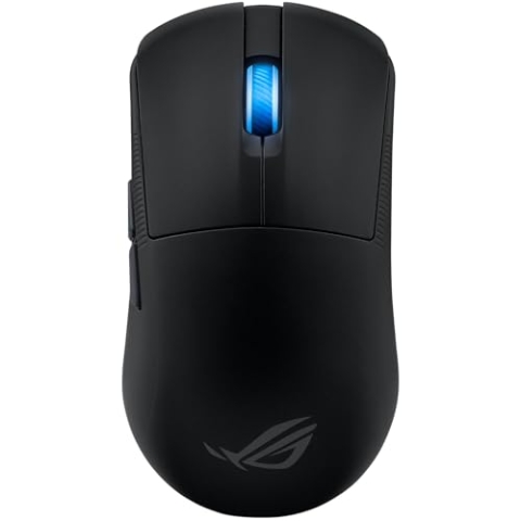 ASUS ROG Harpe Ace Mini ultraleichte E-Sport Gaming Maus (49 Gramm, ROG Micro-Switches, SpeedNova-Wireless-Technologie, USB, 2,4 GHz RF, Bluetooth, ROG AimPoint Pro, 42.000 DPI, 8.000 Hz, schwarz)