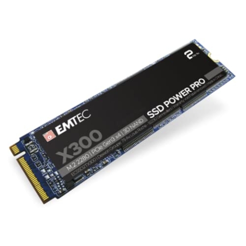 Emtec ECSSD2TX300 – interne SSD – 3.0 – NVMe – Kollektion X300 Power Pro – 3D NAND – 2 TB