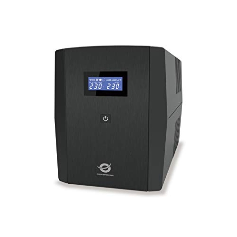 Conceptronic ZEUS04EM 2200VA 1320W USV, 3 x IEC socket 2 x Schuko socket
