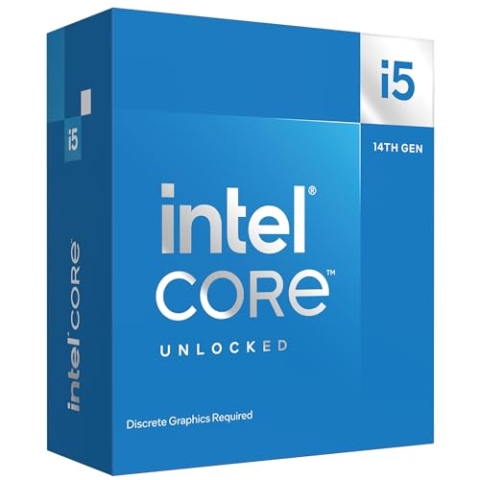 Intel® Core™ i5-14600K Gaming-Desktop-Prozessor, 14 Kerne (6 P-Kerne + 8 E-Kerne) mit integrierter Grafik - Freigeschaltet