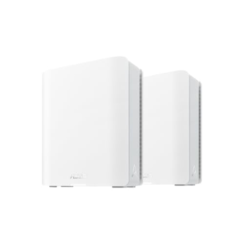 ASUS ZenWiFi BT10 Tri-Band WiFi 7 Smart AiMesh Extendable Router 2er Set (6 GHz WLAN, 18 Gbps, bis zu 550m² Abdeckung, 2X 10G-Port, Kindersicherung, VPN) weiß