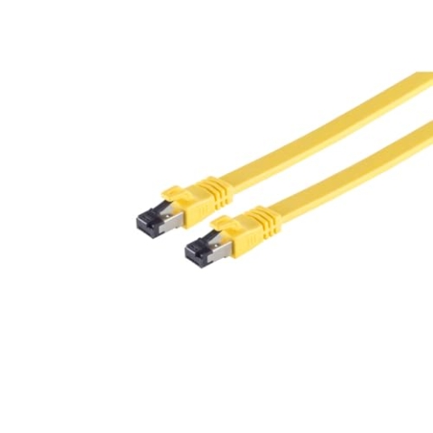 S-Conn Patchkabel CAT 8.1 U/FTP (PIMF) flach Halogenfrei (LSZH) 3,00m