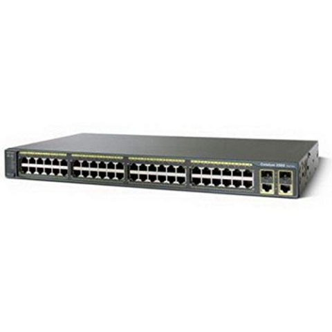 Cisco WS-C2960+48TC-L Catalyst 2960 Plus Gigabit Ethernet Switch (48-Port, RJ-45, SFP)