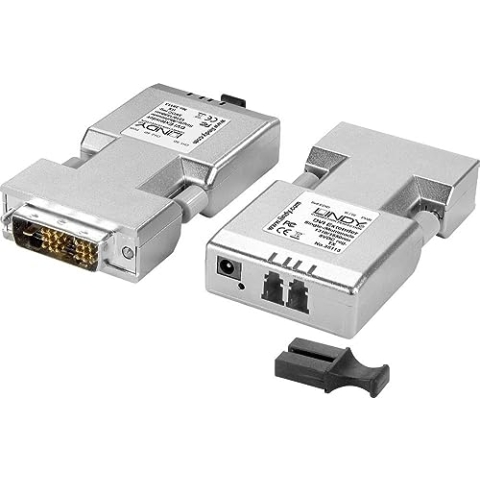 LINDY DVI-D Extender 1500m Fiber/LWL. Duplex LC Multi-/Singlemode, max. 1920 x 1200