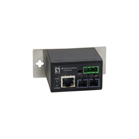 Level One 10/100BaseT to 100Base-FX Transceiver (2 km, MMF, RJ-45, ST)