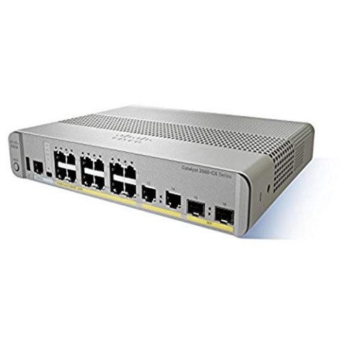 Cisco Catalyst WS-C3560CX-12TC-S gemanaged L3 Gigabit Ethernet (10/100/1000) Grau - Weiß Netzwerk-Switch, WS-C3560CX-12TC-S