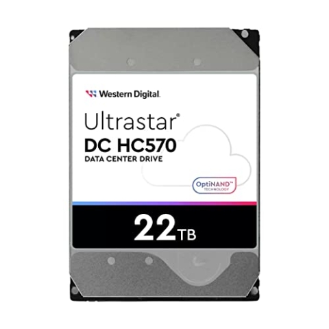 WD Ultrastar DC HC570 - Festplatte - 22 TB - intern - 3.5" (8.9 cm) - SAS 12Gb/s - 7200 RPM - Puffer: 512 MB