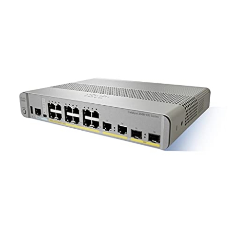 Cisco WS-C3560CX-8PC-S Managed Gigabit Ethernet (10/100/1000) Power over Ethernet (PoE) White network switch
