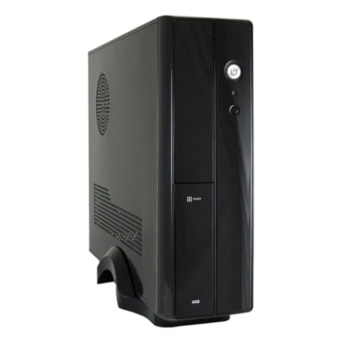 LC-Power LC-1400mi Mini-ITX PC-Gehäuse (1x 5,25 Externe, 1x 3,5 interne, 200 Watt, 2X USB)