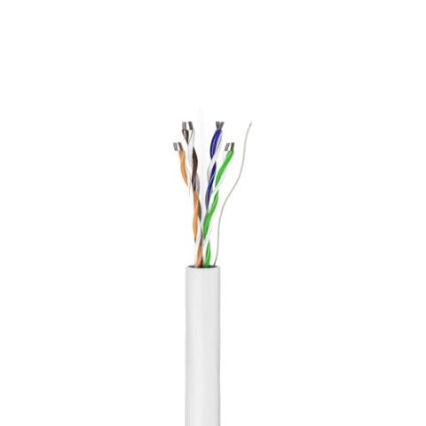 Goobay 94220 CAT 6 Netzwerkkabel, U/UTP, Weiß
