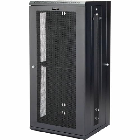 StarTech.com 4-Pfosten 26HE Wand Netzwerkschrank mit 1HE Fachboden, 19" Wand Server Rack für IT / Daten Computer Ausrüstung