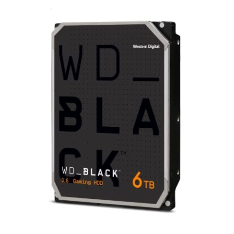 WD_Black 6TB Hochleistungsspeicher 3.5" HDD Gaming Festplatte, 7.200 U/min, SATA 6 GB/s, 256MB Cache, Schwarz