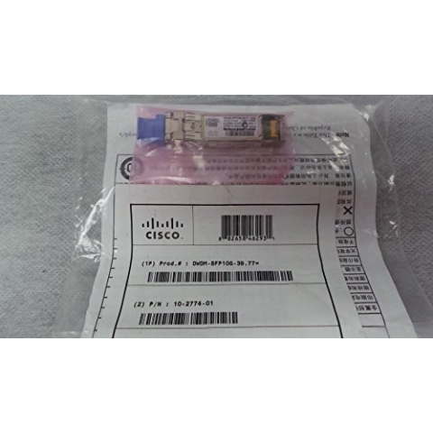 Cisco DWDM, SFP+, 10Gbps SFP+ SFP+ 1539,77nm SFP+ SFP+ 10000Mbit/s 1539,77nm Netzwerk Sender-Empfänger-Module (SFP+, 10Gbps, Glasfaser, 10000 Mbit/s, SFP+, DWDM, LC,PC, 1539,77 nm)