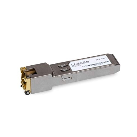 LANCOM SFP-CO1 Kupfer-SFP-Modul, 1-GBit/s-Kupfer-Modul für den Anschluss an SFP-Ports zur Nutzung als Ethernet-Port (RJ45)