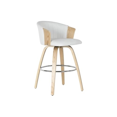 Home ESPRIT Hocker weiß Holz 58 x 56 x 86 cm
