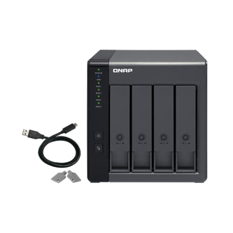 QNAP TR-004 4 Bay USB Type-C Direct Attached Storage (DAS) mit Hardware-RAID (Diskless)