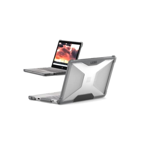 Urban Armor Gear Plyo Case für Microsoft Surface Laptop SE Hülle [Designed for Surface Zertifiziert, Fallschutz nach US-Militärstandard (MIL STD 810G 516.6)] Ice (transparent)