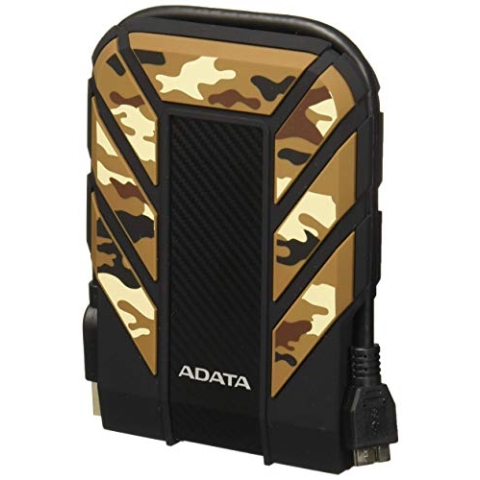 ADATA HD710M Pro - 1 TB, externe Festplatte mit USB 3.2 Gen.1, IP68-Schutzklasse, camouflage, 1TB