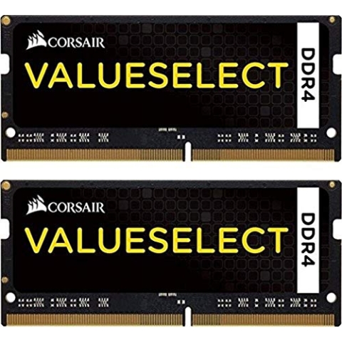 Corsair Value Select SODIMM 16GB (2x8GB) DDR4 2133MHz C15 Speicher für Laptop/Notebooks - Schwarz