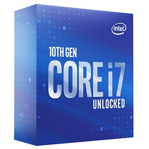 Intel Core i7-10700K Desktop-Prozessor 8 Kerne bis zu 5,1 GHz Unlocked LGA1200 (Intel 400 Series Chipset) 125W (BX8070110700K)