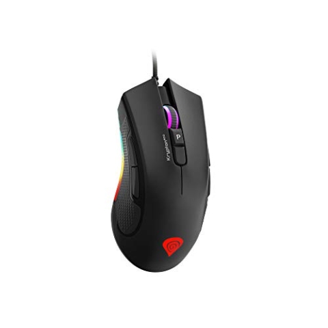 Natec Genesis Krypton 800 Optische Maus, 10200 DPI – Maus (beidhändig, optisch, 10200 DPI, 8000 fps, schwarz)