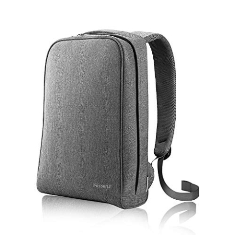 HUAWEI Notebook Rucksack mit einstellbaren & gepolsterten Schultergurten, Grau, 51992084, einheitsgröße