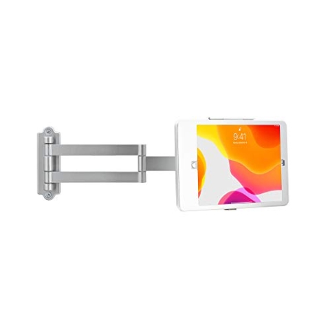 CTA PAD-AWSEA10 Sicherheitshülle mit 360-Grad-Drehung, kompatibel mit iPad 7. / 8. / 9. Generation 10,2 Zoll, iPad Air 3 und iPad Pro 10,5 Zoll