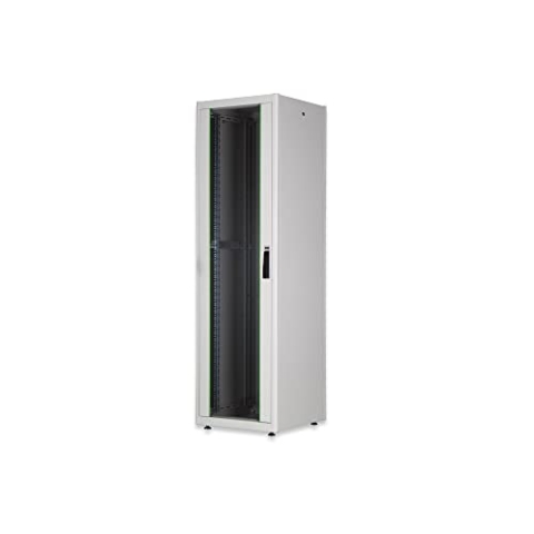 DIGITUS Netzwerkschrank - 19-Zoll Rack 22HE - 60x60 cm - Dynamic Basic Serie - Traglast 600 kg - Nutztiefe 550 mm - Grau