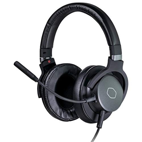 Cooler Master MH751 Gaming Headset with 2.0 Hi-Fi Stereo - PC & Console Compatible, 40mm Neodymium Audio Drivers, Crystal Clear Boom Mic and Lightweight Frame - 3.5mm Standard Jack