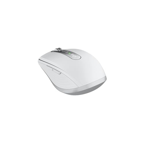 Logitech MX Anywhere 3 for Business - Kabellose Maus - ultraschnelles Scrollen, Tracking auf jeder Oberfläche, wiederaufladbar, Logi Bolt USB -Empfänger, Bluetooth, Windows/Mac/iPadOS - Hellgrau