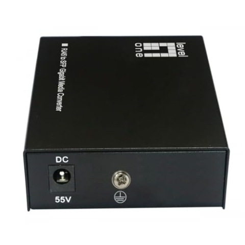 LevelOne GVT-2016 RJ45-zu-SFP-Gigabit-Medienkonverter, 802.3bt 90 W PoE PSE