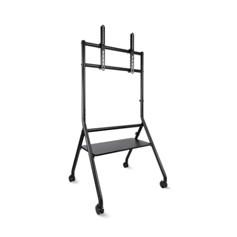 TooQ iDreams Soporte de Suelo con Ruedas para TV 86" VESA 600x400 Max 80Kg Negro