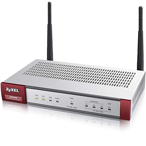 Zyxel ZyWALL 400 Mbit/s Wireless AC UTM-Firewall, empfohlen für bis zu 25 Benutzer (IPsec, SSL) - Nur Hardware [USG40W]