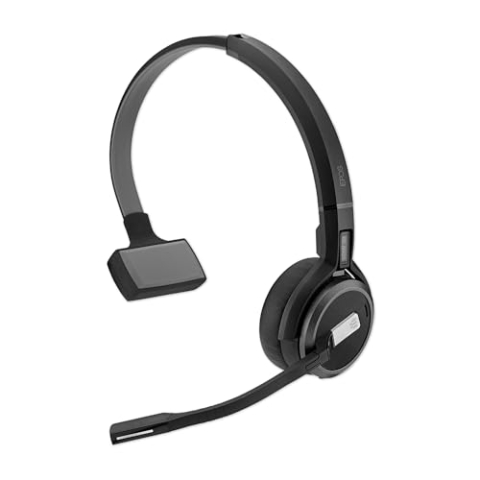 EPOS Impact SDW 5033T - Hochwertiges Kabelloses DECT-Headset für Büroprofis, Überlegener Klang, Flexible Tragestile, UC- und Microsoft Teams-fähig