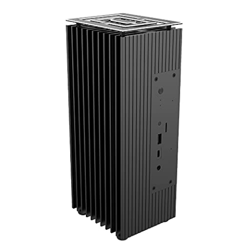 Akasa Turing A50 MKII Fanless Case for ASUS PN51 & PN50 with 5000 & 4000 Series up to AMD Ryzen 7, Passive CPU Cooling, Supports 2.5 Inch SATA HDD SSD, A-NUC62-M1BV2