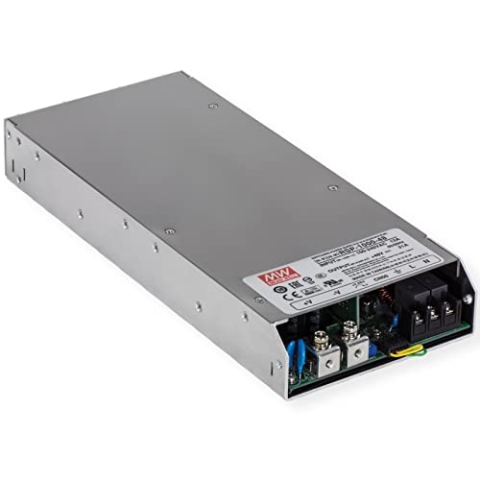 TRENDnet TI-RSP100048 1000W, 48V DC, 21A AC zu DC Industrielles Netzteil mit PFC-Funktion, Kompatibel mit 4U 19” Rackmount TI-R4U (separat erhältlich), Eingebaute DC-Lüfter, UL 508 Zugelassen