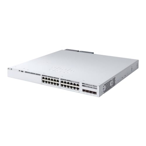 Cisco Catalyst 9300L - Network Essentials - Switch - C3-24 x 10/100/1000 + 4 x SFP+ 10 GB (Rackverbindung) - Rackmontage