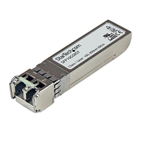 StarTech.com JD092A-ST Transceiver Modul (SFP+ Module, 10GBase-SR HP kompatibel, Glasfaser, 850nm, LC Multimode mit DDM)