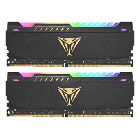 Patriot Viper Steel RGB DDR4 32GB (2 x 16GB) 3600MHz CL20 Gaming Arbeitsspeicher Kit