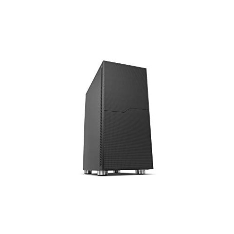 NOX Hummer Void -NXHUMMERVOID- ATX-Micro ATX-ITX mi-tour, akustische Unterdrückung, PWM-Steuerung, Platz für 6 Lüfter, USB 3.0, kompatibel mit Grands Graphiques, schwarz
