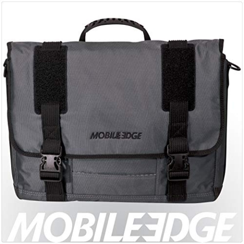 Mobile Edge Laptop-Kuriertasche für Damen und Herren, für 17,3 Zoll Laptops, Graphit-Serie, MEGME