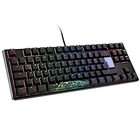 Ducky One 3 Mechanische Tastatur - Mechanical Keyboard - Gaming Mechanisch - - - TKL-Format 80% - MX-Silent-Red, TKL - 80% Black