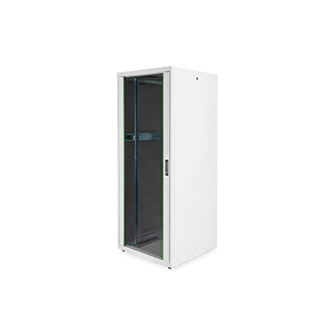 DIGITUS Netzwerkschrank - 19-Zoll Rack 42HE - 80x80 cm - Dynamic Basic Serie - Traglast 600 kg - Nutztiefe 750 mm - Grau