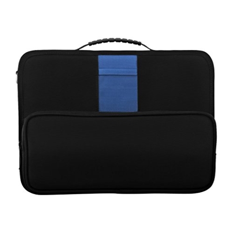 V7 CCK5FIT-1E Work-in Tasche für Notebook und Chromebook 29,5 cm (11,6"), Schwarz/Blau