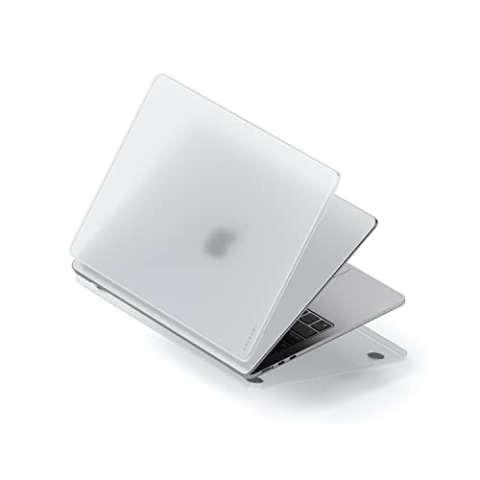 SATECHI Eco-Hartschalenhülle, kompatibel mit MacBook Air (M2, 2022) Modell A2681, leicht & schlank, MacBook-Hub & Adapter-freundliches Design, klar