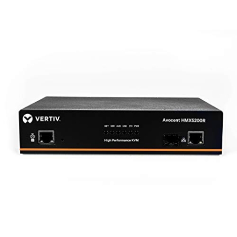 Vertiv Avocent HMX5200R Tastatur/Video/Maus (KVM)-Switch Rack-Einbau Blau - Tastatur/Video/Maus (KVM)-Switches (USB, USB, DVI-D, USB Typ-A, 1920 x 1200 Pixel, 16 Benutzer)