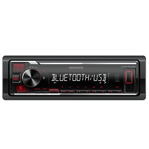 Kenwood KMM-BT209 récepteur multimédia de Voiture Noir 200 W Bluetooth