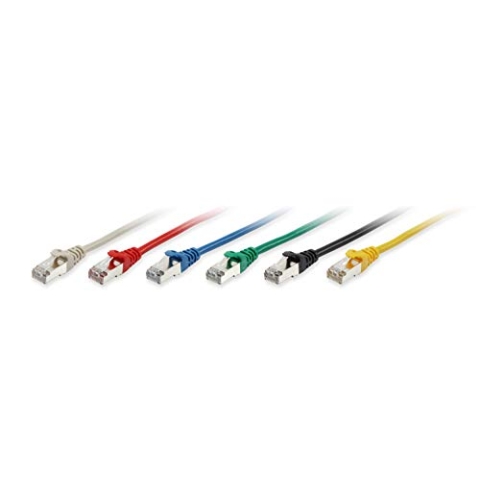 Equip Patchkabel RJ45 S/FTP Cat6 (SSTP) PIMF HF Polybeutel 50,00 m Grau